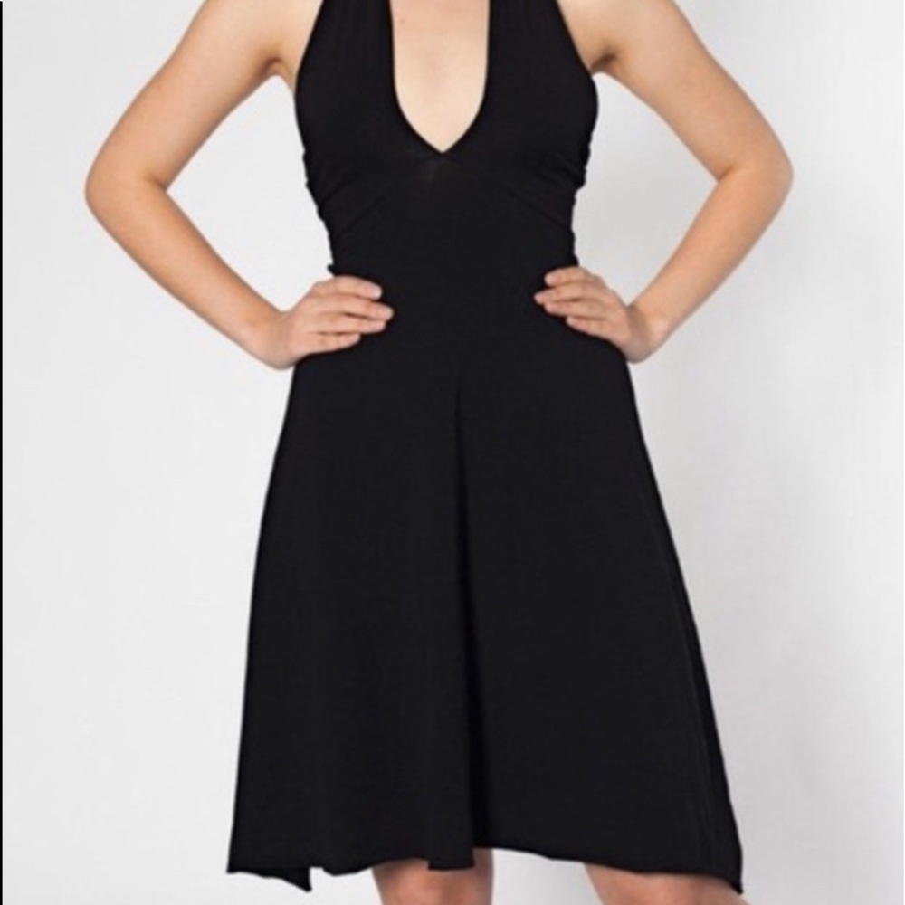 Black American apparel halter dress